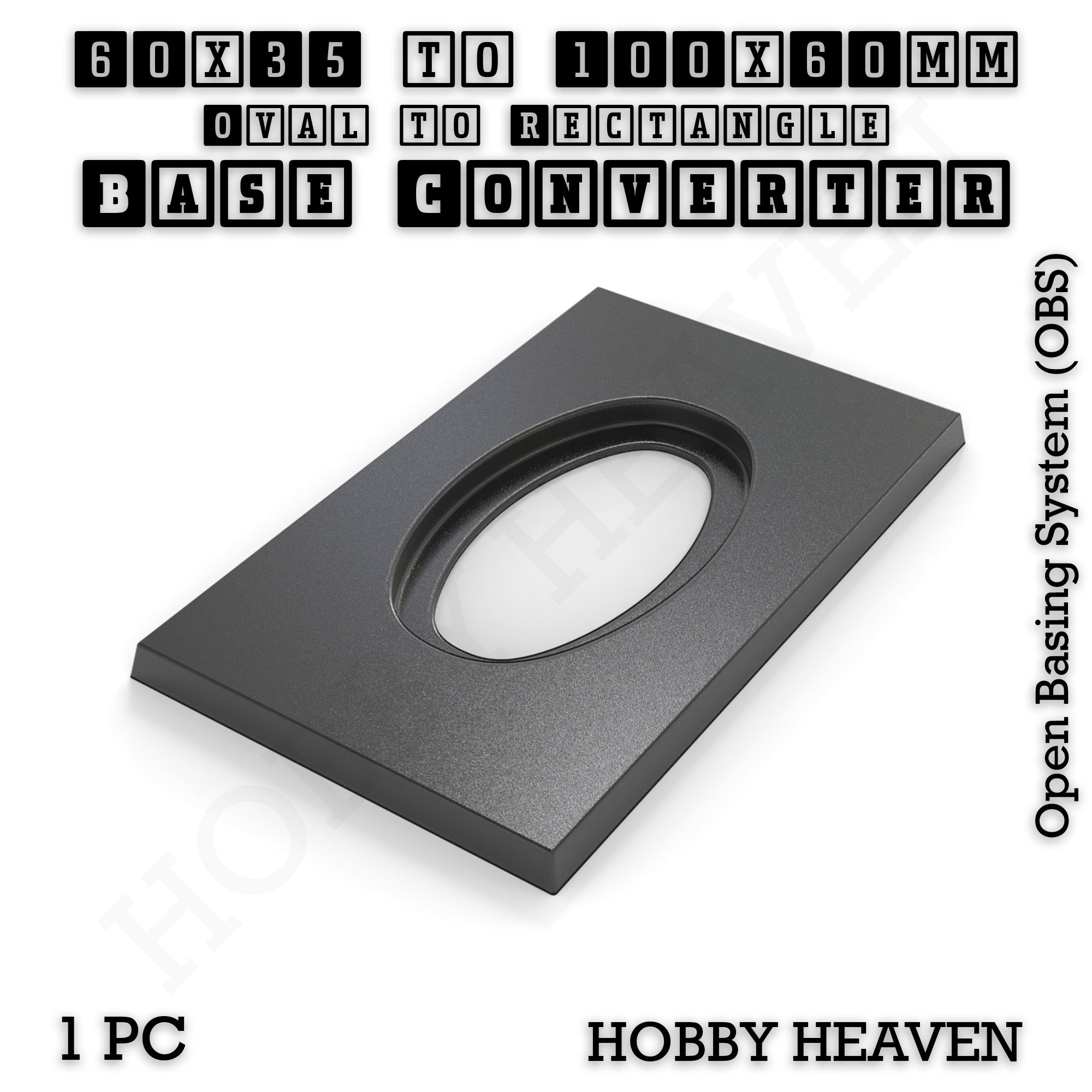 Wargaming Oval to Rectangle Base Converters – Tabletop Games | 3D Printed Tabletop Accessories