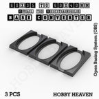 Wargaming Oval to Rectangle Base Converters – Tabletop Games | 3D Printed Tabletop Accessories
