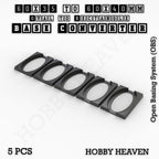 Wargaming Oval to Rectangle Base Converters – Tabletop Games | 3D Printed Tabletop Accessories