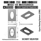 Wargaming Oval to Rectangle Base Converters – Tabletop Games | 3D Printed Tabletop Accessories