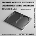 Oval to Rectangle Movement Tray Adapters
