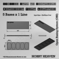 Oval to Rectangle Movement Tray Adapters
