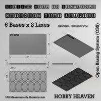 Oval to Rectangle Movement Tray Adapters
