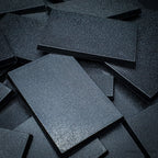 60x40mm Rectangular Plain Plastic Bases - Hobby Heaven