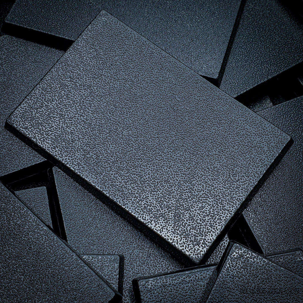 60x40mm Rectangular Plain Plastic Bases - Hobby Heaven