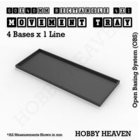 Square and Rectangle Movement Trays for Tabletop Games | Warhammer Compatible | Full Range
