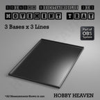 Rectangle Movement Trays | Cavalry & Monsters | 50×25-100×60mm | OBS System