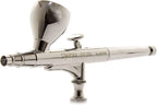 Sparmax SP-20X on white, side view showing the trigger, knurled needle nut and the engraved serial number