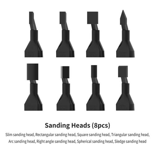 DSPIAE RA-10 Sanding Heads for Reciprocating Sander 8pcs