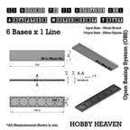 Round to Square Movement Trays Adapters for Tabletop Games