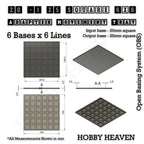 Square and Rectangle Movement Trays Adapters for Tabletop Games