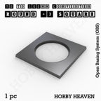 Round to Square Bases Shape and Size Converters 3d Print Full Range