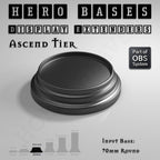 Hero Bases Display Extenders | Round and Ovals | Convert Gaming Bases to Display Bases & Plinths