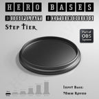 Hero Bases Display Extenders | Round and Ovals | Convert Gaming Bases to Display Bases & Plinths