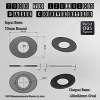 Round To Oval Bases Size Converters 3d Print Full Range
