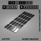 Pill Bases Range - 3d Print Full Range Tabletop Games