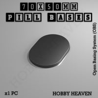 Pill Bases Range - 3d Print Full Range Tabletop Games
