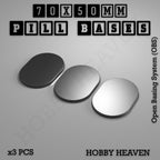 Pill Bases Range - 3d Print Full Range Tabletop Games
