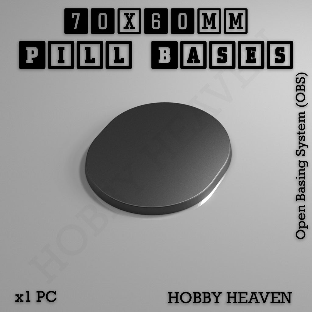 Pill Bases Range - 3d Print Full Range Tabletop Games