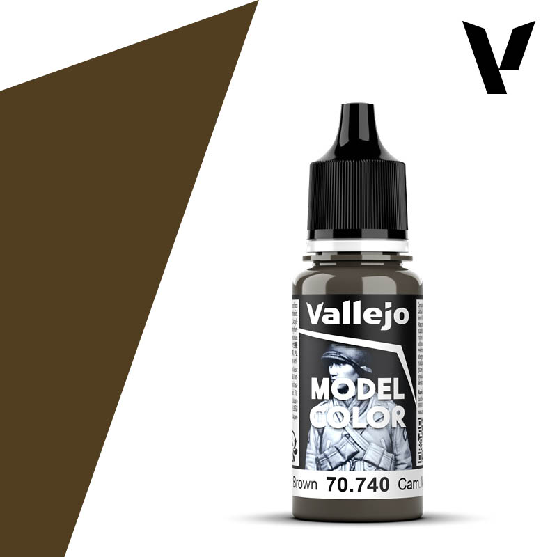Vallejo Camouflage Medium Brown Model Color 70.740