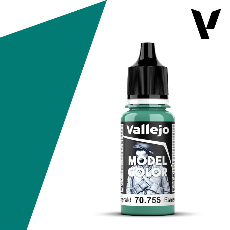 Vallejo Light Emerald Model Color 70.755
