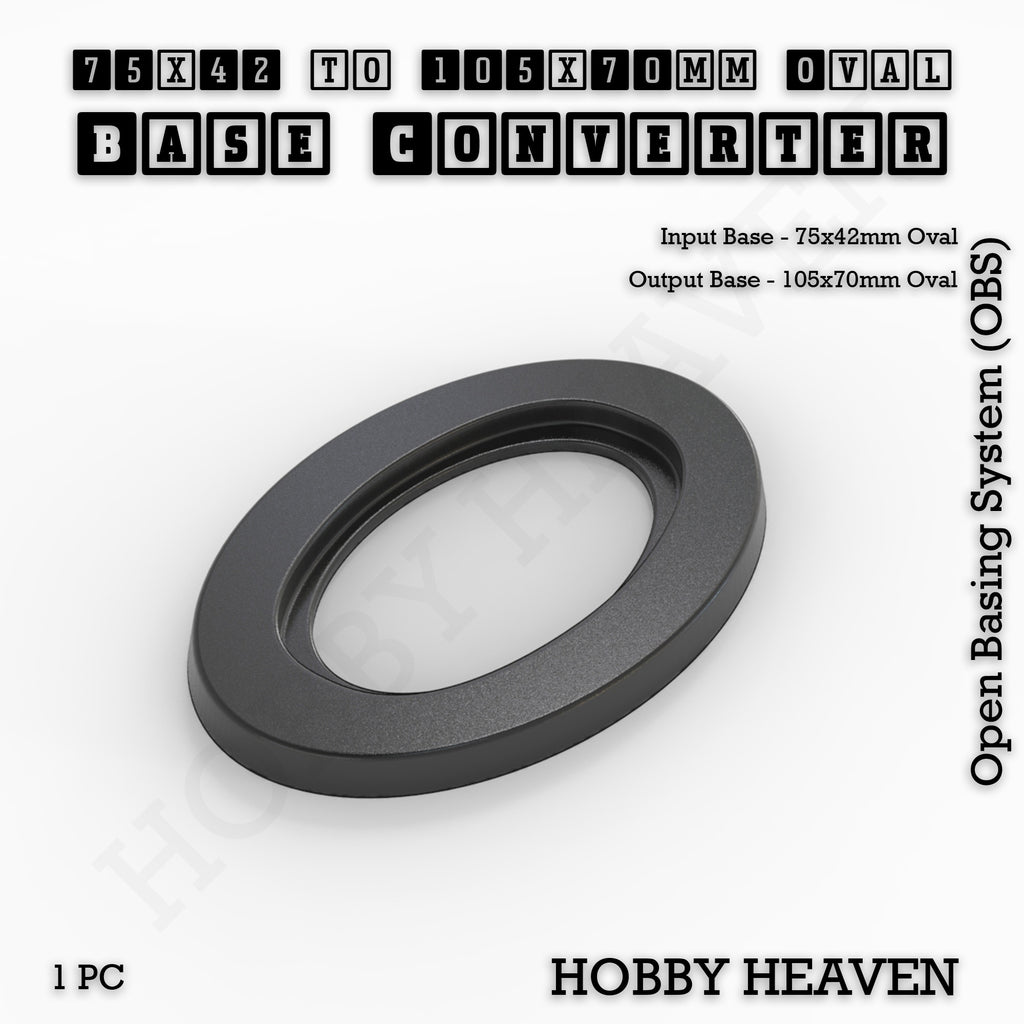 Oval To Oval Bases Size Converters 3d Print Full Range
