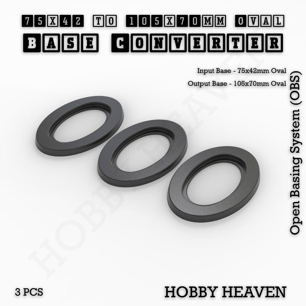 Oval To Oval Bases Size Converters 3d Print Full Range