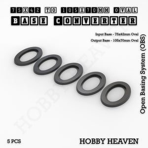Oval To Oval Bases Size Converters 3d Print Full Range