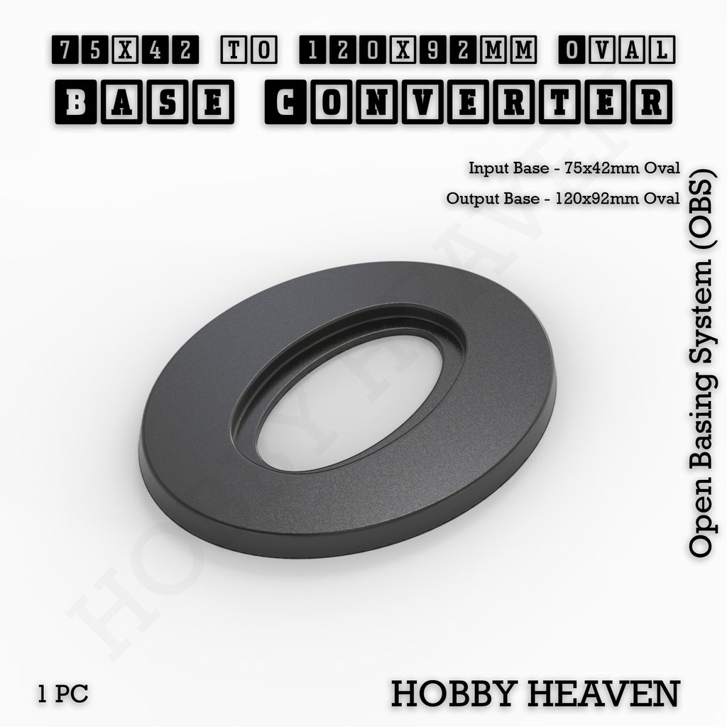 Oval To Oval Bases Size Converters 3d Print Full Range