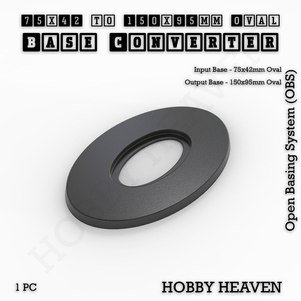 Oval To Oval Bases Size Converters 3d Print Full Range