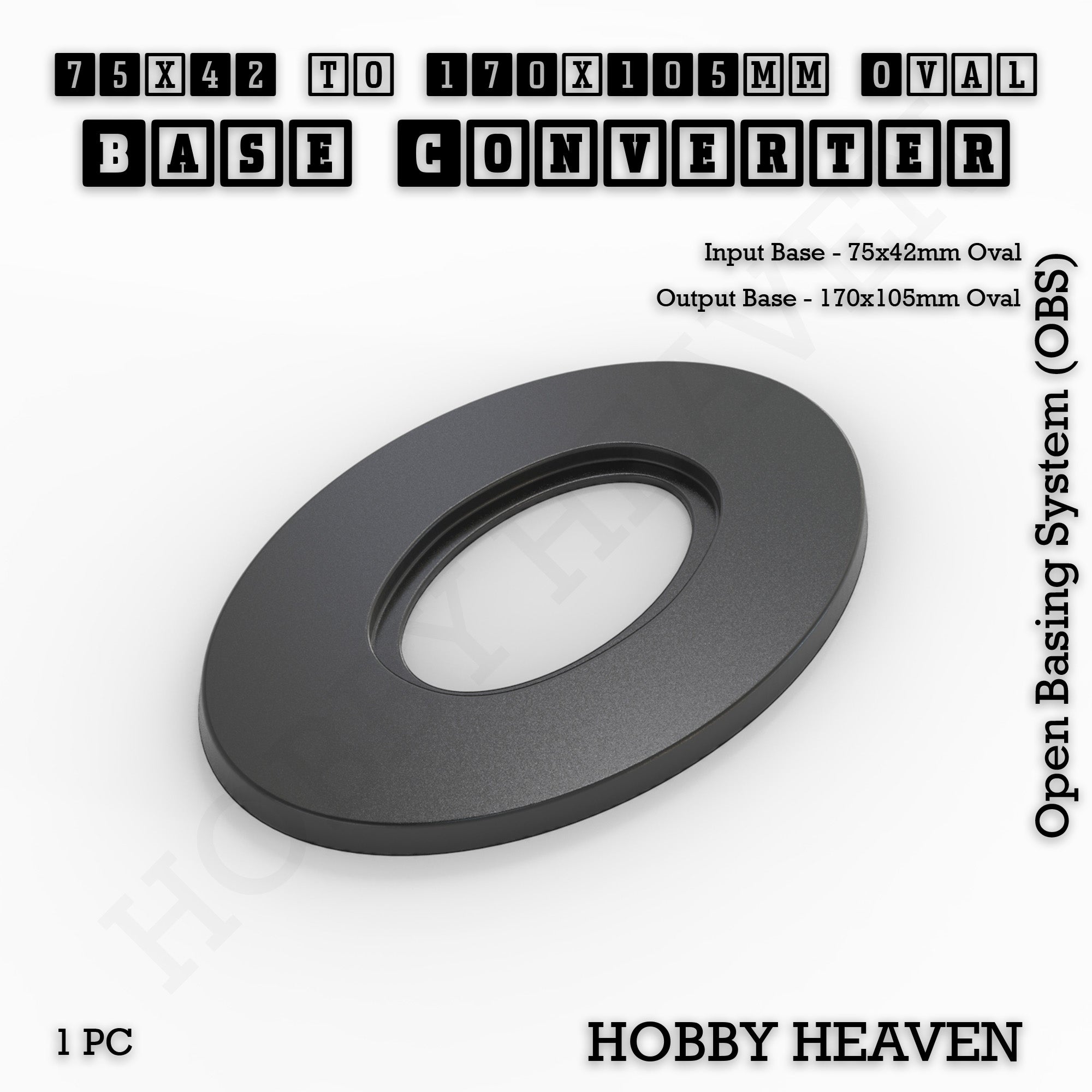 Oval To Oval Bases Size Converters 3d Print Full Range
