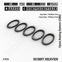 Oval To Oval Bases Size Converters 3d Print Full Range
