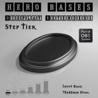 Hero Bases Display Extenders | Round and Ovals | Convert Gaming Bases to Display Bases & Plinths