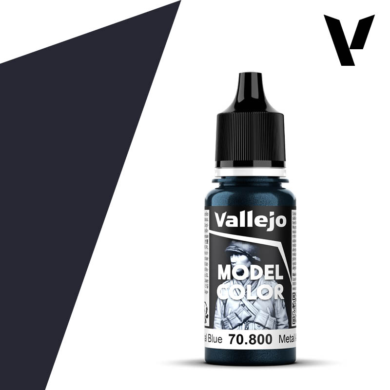 Vallejo Metallic Gunmetal Blue Model Color 17ml 70.800
