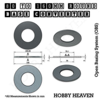 Round Bases Size Converters Round to Round 3d Print Full Range
