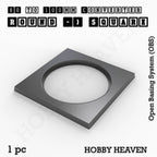 Round to Square Bases Shape and Size Converters 3d Print Full Range