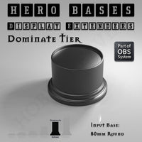 Hero Bases Display Extenders | Convert Gaming Bases to Display Bases & Plinths
