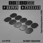 Pill Bases Range - 3d Print Full Range Tabletop Games