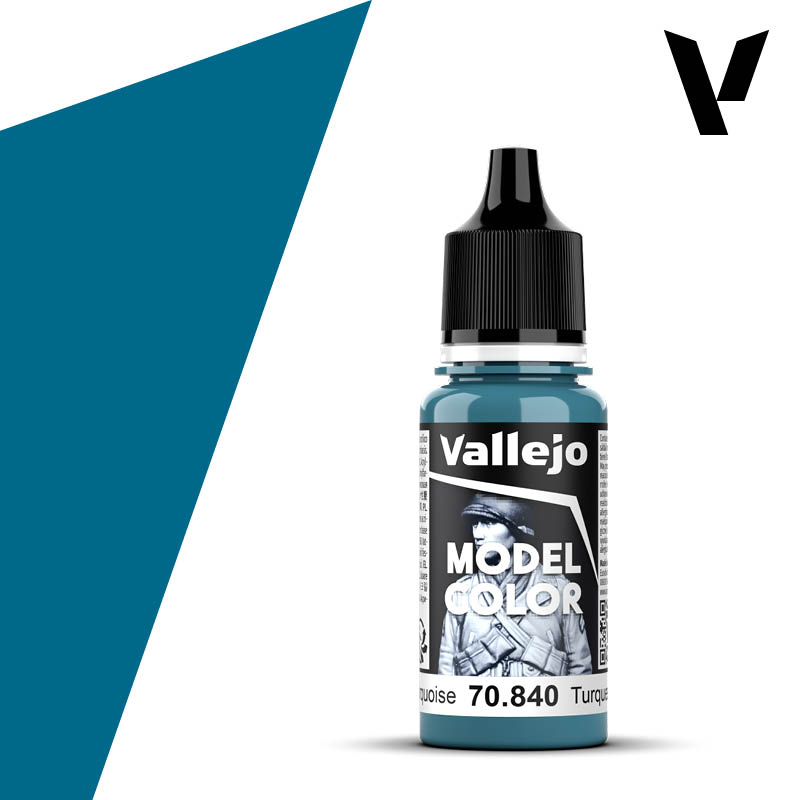 Vallejo Light Turquoise Model Color 17ml 70.840