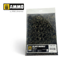 AMMO by MIG Black Marble Round Die-cut for Wargame Bases | 2 pcs | MIG8775 | Elite Miniature Basing