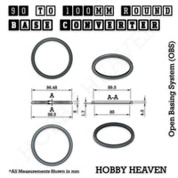 Round Bases Size Converters Round to Round 3d Print Full Range
