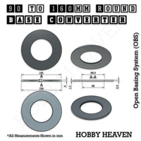 Round Bases Size Converters Round to Round 3d Print Full Range
