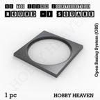 Round to Square Bases Shape and Size Converters 3d Print Full Range