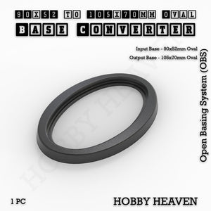 Oval To Oval Bases Size Converters 3d Print Full Range
