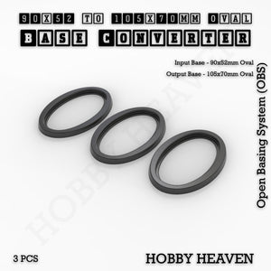 Oval To Oval Bases Size Converters 3d Print Full Range