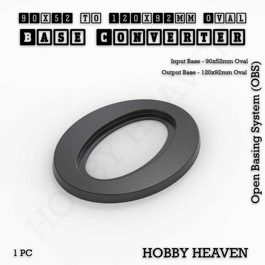 Oval To Oval Bases Size Converters 3d Print Full Range
