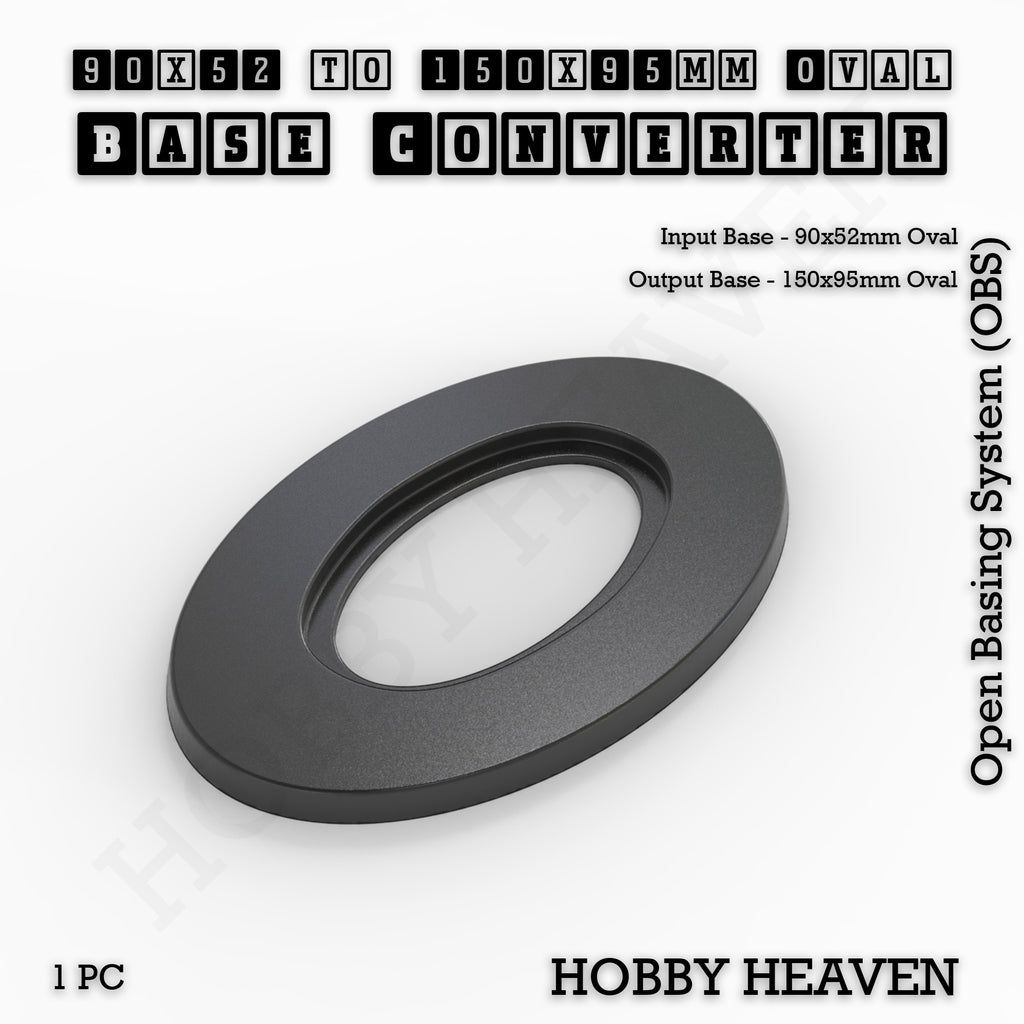 Oval To Oval Bases Size Converters 3d Print Full Range