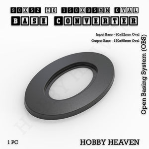 Oval To Oval Bases Size Converters 3d Print Full Range