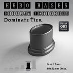 Hero Bases Display Extenders | Round and Ovals | Convert Gaming Bases to Display Bases & Plinths