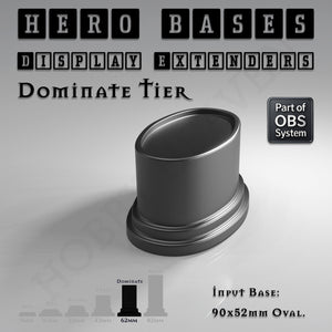 Hero Bases Display Extenders | Convert Gaming Bases to Display Bases & Plinths
